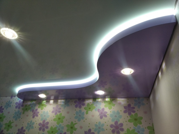 Стоимость потолка для детской 14 м²