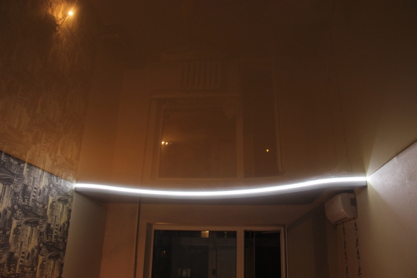 Фотографии потолков с подсветкой